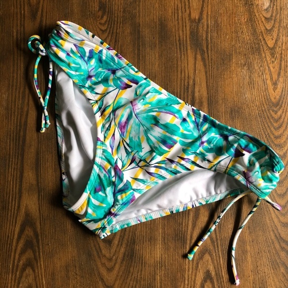 🎄  George bikini bottom leaf pattern SZ XL NWOT - Picture 2 of 6